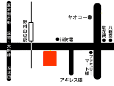 八幡支店　地図
