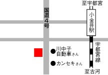 小金井支店　地図