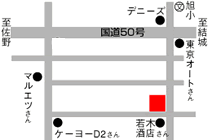 城南支店　地図